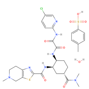 Edoxaban tosylate monohydrate