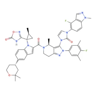 Orforglipron hemicalcium hydrate