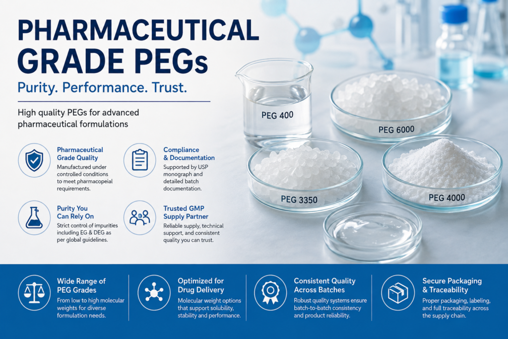 Pharmaceutical PEGs Infographic